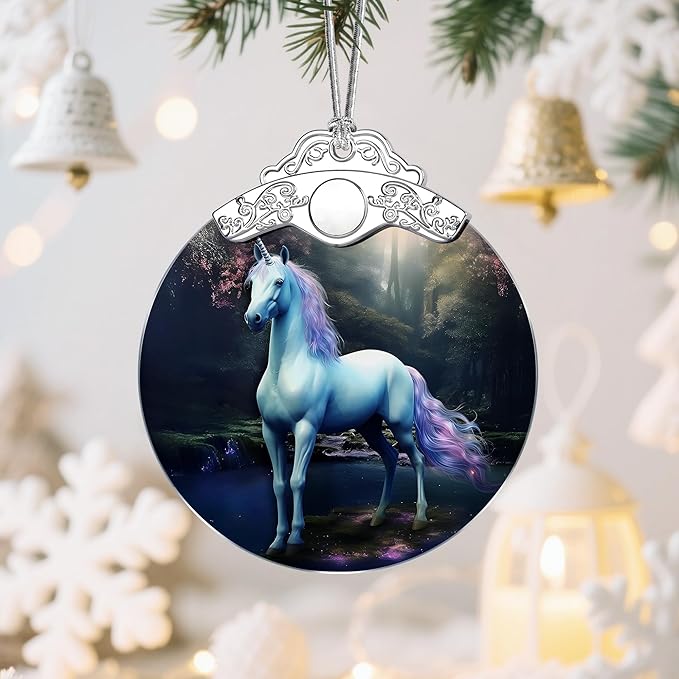 Unicorn Christmas Ornaments: Christmas Tree Ornaments, Holiday Decor for Unicorn Lover, Stocking Stuffers, Gift Ideas, Xmas Gifts & Gifts for Friends and Her