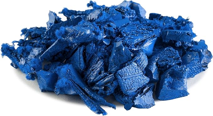 Playsafer Rubber Mulch Nuggets Protective Flooring for Playgrounds, Swing-Sets, Play Areas, and Landscaping (40 LBS - 1.55 CU. FT., Blue)