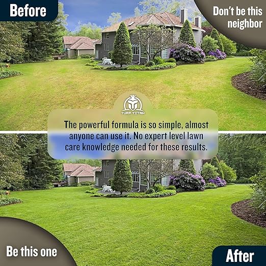 Turf Titan Thatch Buster Lawn Aerator & Grass Dethatcher (1 Gallon) – All-Natural Liquid Soil Loosener & Conditioner for Green Grass – Healthy Soil in 45 Days – Covers Up to 32,000 Sq Ft