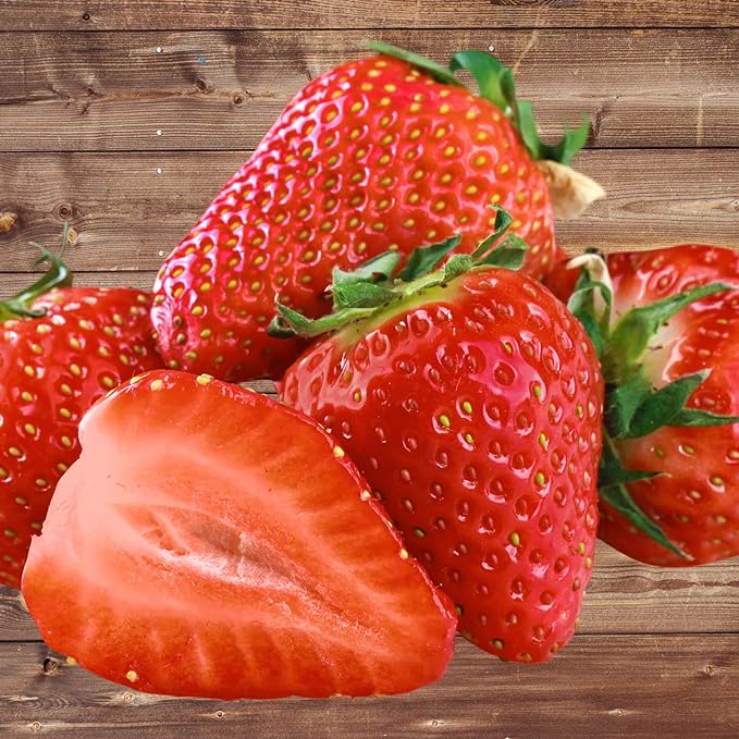 Seascape Strawberry Plants - Great for Planters - Day Neutral (Heavy Producer) - Bare Root Strawberry Plants from Hand Picked Nursery (25)