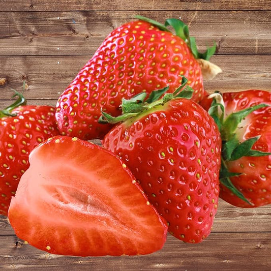 Seascape Strawberry Plants - Great for Planters - Day Neutral (Heavy Producer) - Bare Root Strawberry Plants from Hand Picked Nursery (25)