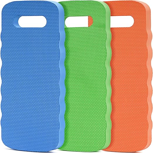 INNO STAGE 3 Packs Extra Thick Kneeling Pad, Large knee cushions Waterproof, Soft & Supportive Foam Knee Pads for Gardening, Baby Bathing, Mechanic, Yoga, Exercise & Workout Supplies
