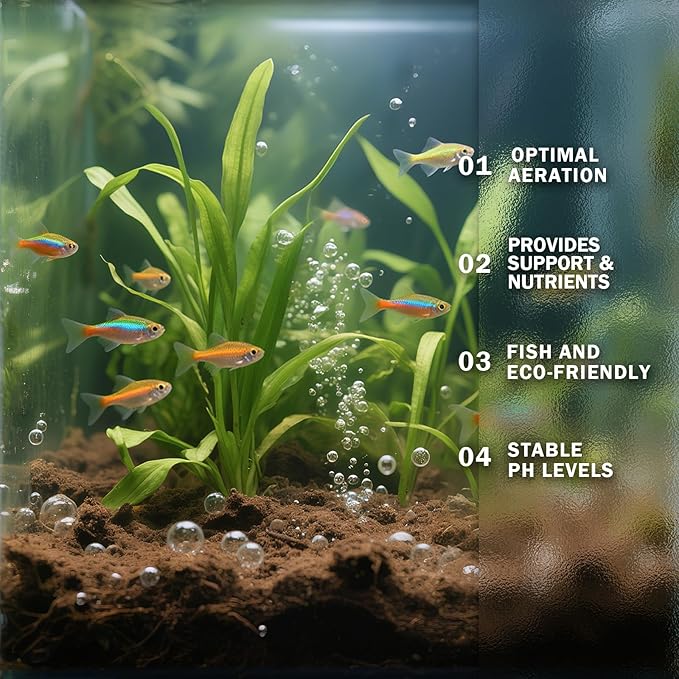 Aquatic Plant Soil for Lotus & Pond Plants/Aquaquarium Substrate 3.3 LBS - Natural Organic Growing Medium for Hydroponic Plants & Water Gardens | Aquarium Safe Nutrient-Rich