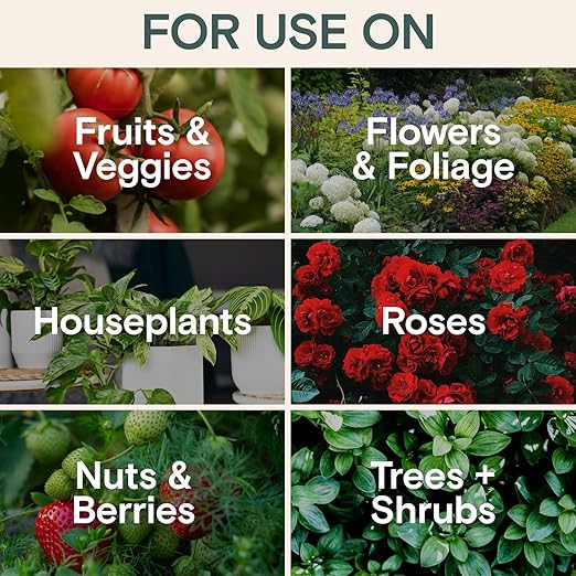 Organic Plant Food Liquid Fertilizer – Indoor & Outdoor Concentrate for Growth, Immunity & Bloom – Houseplants & Garden Fertilizer – Supports Strong Roots, Lush Foliage, High-Yield Harvests
