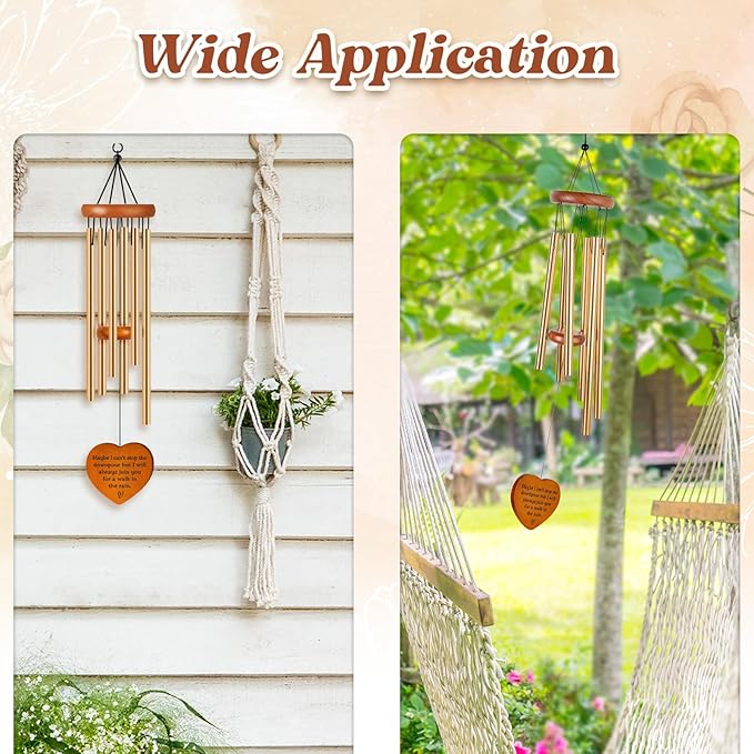 Get Well Soon Gifts for Women After Surgery, Thinking of You Gift for Friends Wind Chimes, Feel Better, Recovery, Cancer Care, Inspirational Gifts for Best Friend, Soul Sister, Bestie, Her