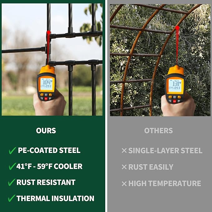 Half Garden Arch Trellis, Trellis Arch for Climbing Plants Outdoor, 7.9FT MetalGarden Arbor, Garden Trellises for Patio Lawn Backyard, Large Garden Archway Decoration Black 23.6" x 94.5in