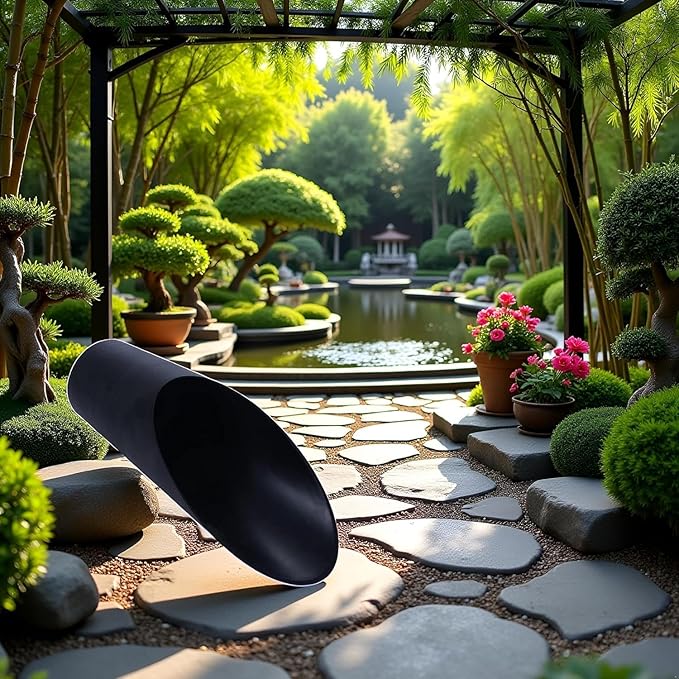 Black Bonsai Soil Scoops- Potting Scoopers Bucket Shovel- Potting Scoopers Bucket Soil Scoop ShovelPlastic Garden Soil Scoops -Bonsai, Potting, Cultivation, Weeding,Planting