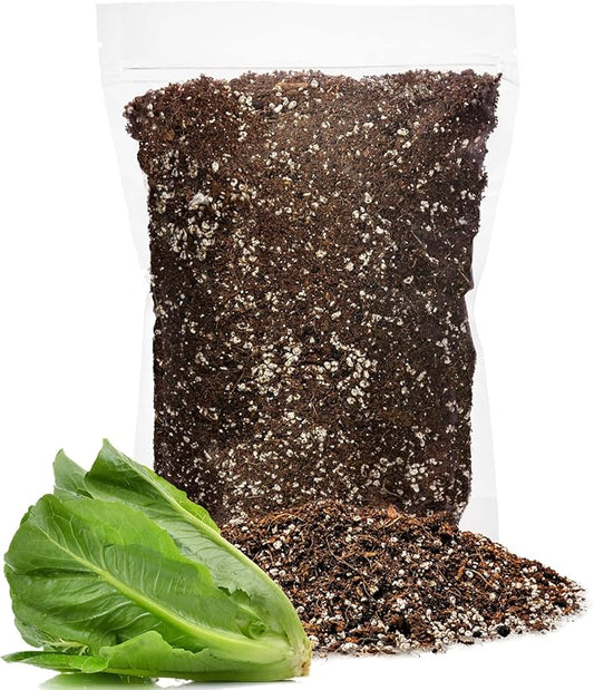 GARDENERA Premium Organic Potting Soil for Lettuce - (2 Quart Bag)