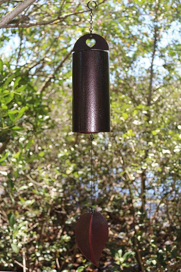 Wind Chimes for Outside Deep Tone Memorial Wind Chime Outdoor Deep Resonance Serenity Bell Copper Wind Bell Sympathy Gift Garden Decor Home Decoration 28 Inch Large