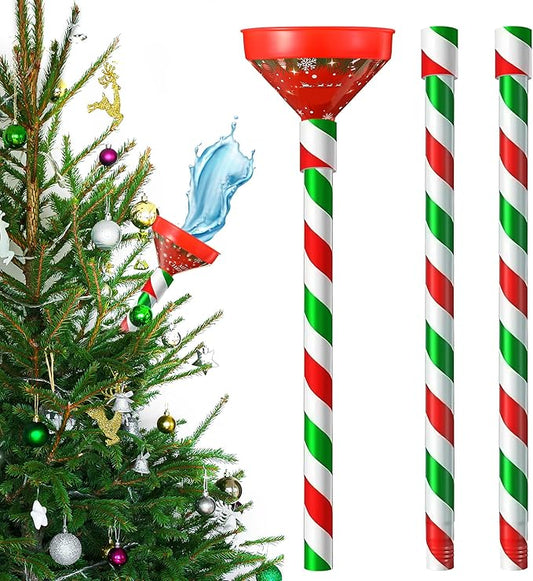 Dreyoo 1 Pack Christmas Tree Watering Funnel, 44 Inch Christmas Tree Watering System Device Xmas Metal Tube Spout for Indoor Christmas Tree and Outdoor Trees