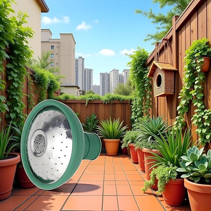 Green Universal Garden Watering Can Rose Head Water Sprinkler Sprayer Fit All Rose Spout Cover Nozzle Replacement Garden Watering Tool, Equipment, Small Watering Can