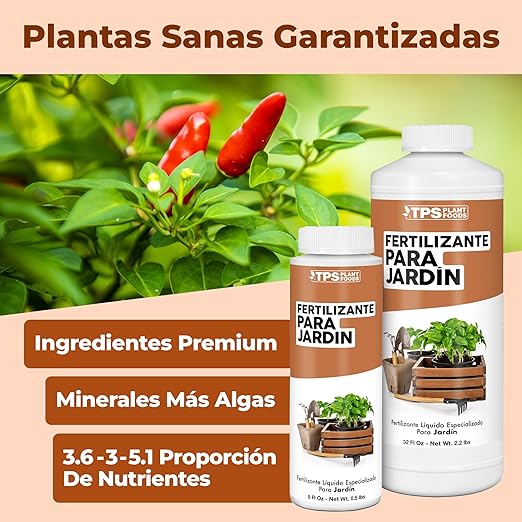 Fertilizante para Jardín, Complete Liquid Garden Plant Food, 32 oz (1 Quart)