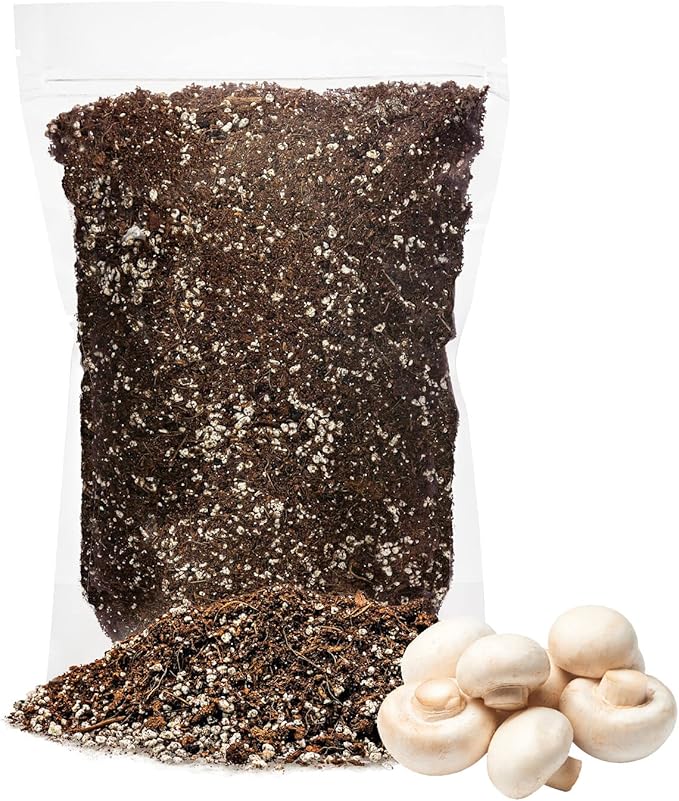 GARDENERA Premium Organic Potting Soil for Mushrooms - (2 Quart Bag)