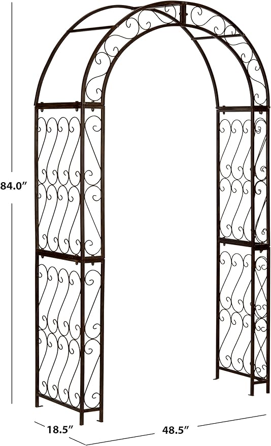 Safavieh Outdoor Collection Pagan Rustic Brown Arch