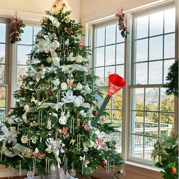 Christmas Tree Watering Funnel - 39 Inch Funnel, Reusable Design, Makes Watering Your Live Tree a Snap!