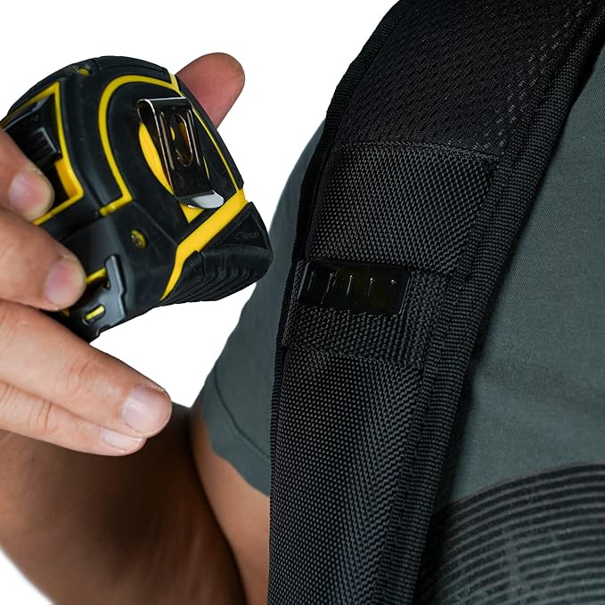 MELOTOUGH Magnetic Tool Belt Suspenders with Magnetic WristBand for Work Belt Padded Suspenders Constrcution