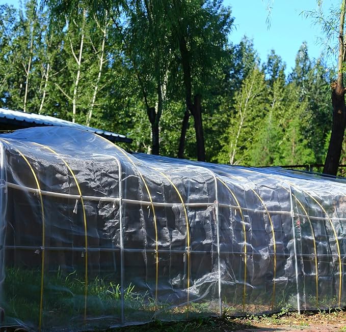 Garden Netting Pest Barrier: Ultra Fine 15'x10' Bug Netting for Garden Protection Row Cover Raised Bed Screen Mesh Greenhouse Mosquito Net, Protecting Tree Plants Vegetable Flowers Fruits