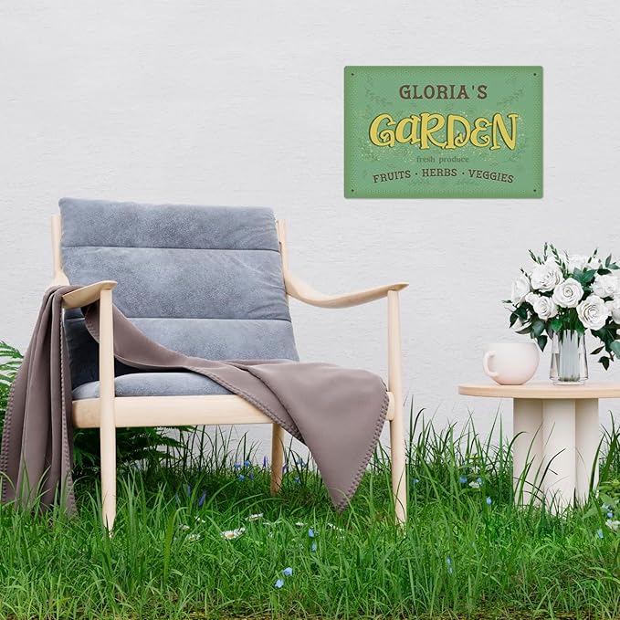 Custom Garden Signs, Christmas Holiday Season, Personalized Sign for Garden Decor Sign, 12x18 Inches, Rust Free .063 Aluminum, Fade Resistant, Made in USA by Sigo Signs