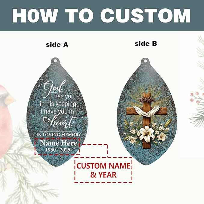 ASTARIN Wind Chimes for Loss of Loved One, Sympathy Gifts Wind Chime for Loss, Personalized Sympathy Windchimes in Memory of Mom/Dad, Memorial Gifts for Bereavement Condolences(Produced in USA)