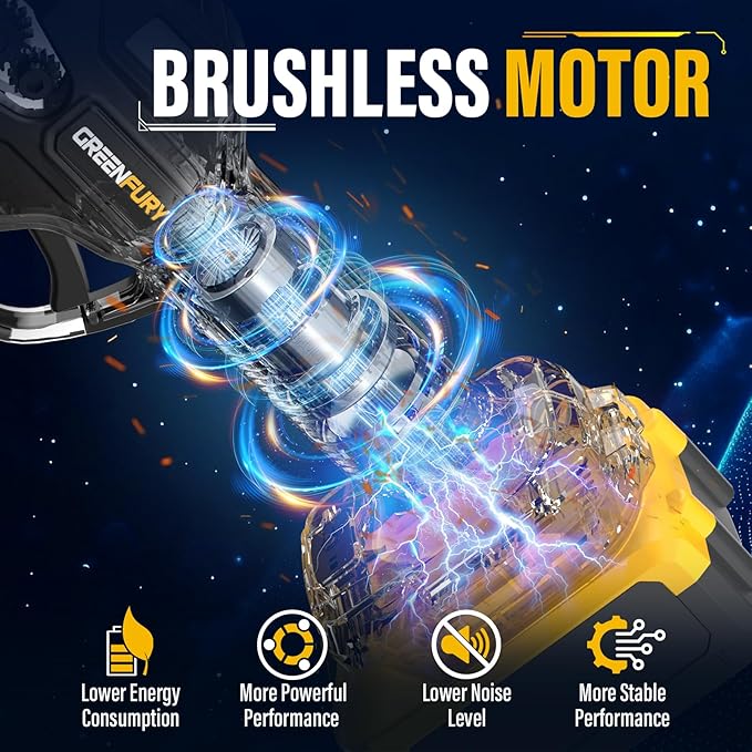 Electric Pruning Shears 2-IN-1, Compatible with Dewalt 20V Max Battery (Tool Only), 14FT Reach, 1.2" Cutting Diameter, Brushless Motor Tree Pruner for Gardening & Tree Trimming