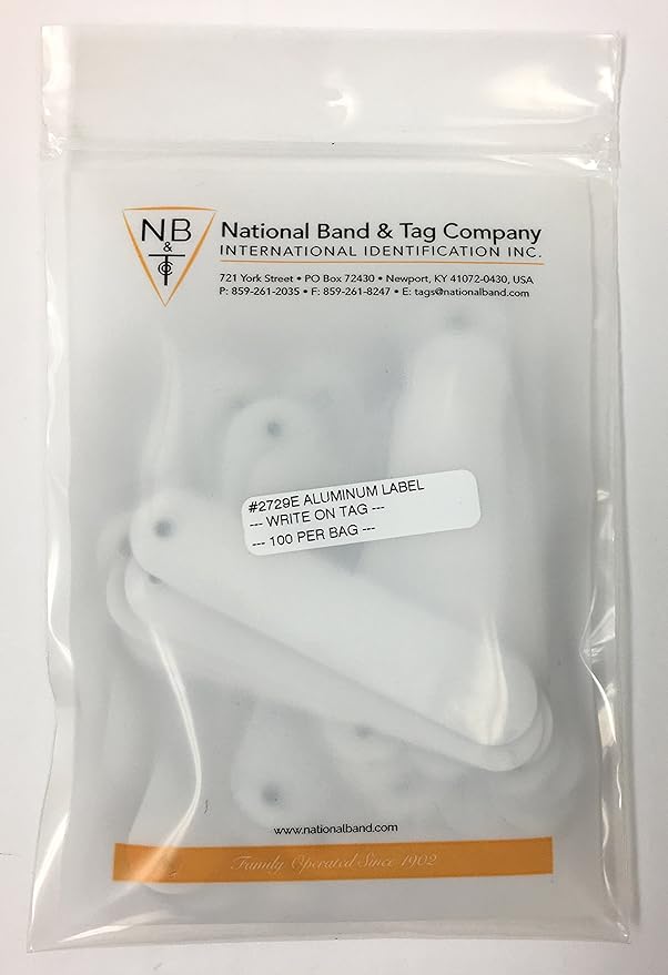 Pack of 100 Flexible Aluminum Write-On Tags with Copper Wires - Ideal for Labeling Plants, Inventory, and More