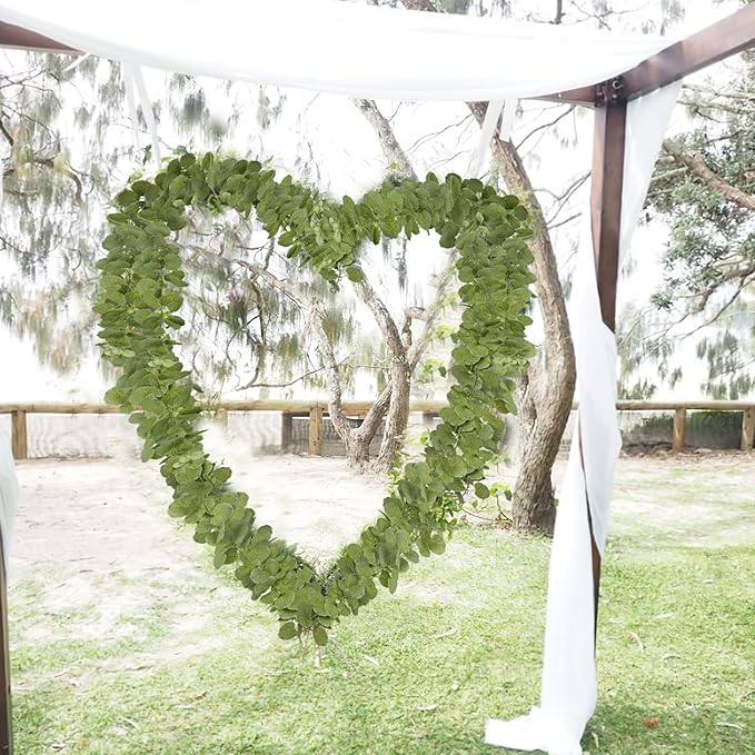 Fake Hanging Plants Vines Artificial Hanging Geranium Leaves for Outdoors Silk Ivy Garland Hanging Aesthetic Plants Greenery Green Leaves for Wedding Bedroom Garden Party Wall Decoration