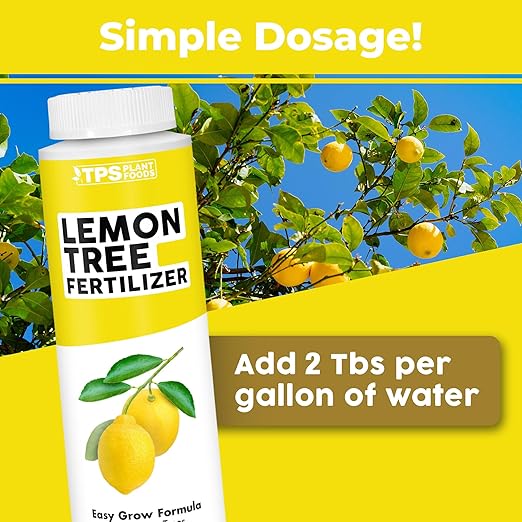 Lemon Tree Fertilizer, Complete Lemon Tree Plant Food, 8 oz (250mL)