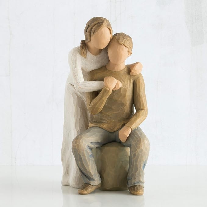 Willow Tree You and Me, Sculpted Hand-Painted Figure (Lighter Skin Tones & Hair Color)