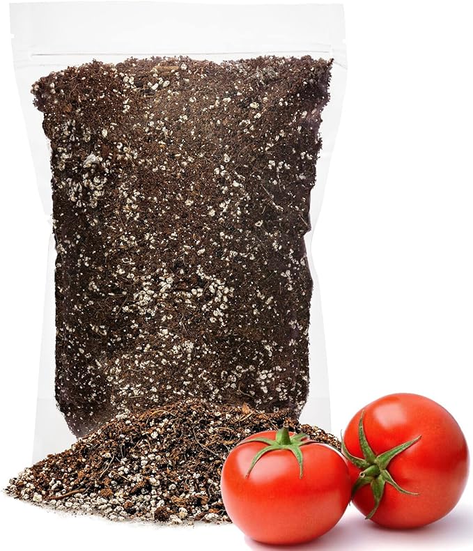 GARDENERA Premium Organic Potting Soil for Tomatoes - (2 Quart Bag)