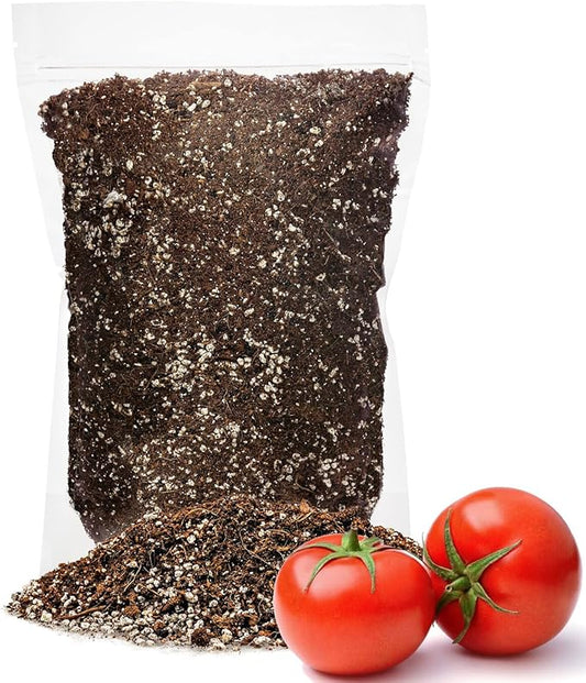 GARDENERA Premium Organic Potting Soil for Tomatoes - (5 Quart Bag)