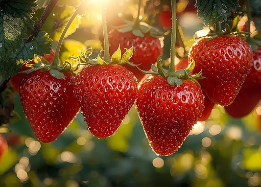 Sugar Berry Red Strawberry Plants for Growing - Prolific New Breed with Huge Yields and Amazing Sweet Flavor (30 Plants)