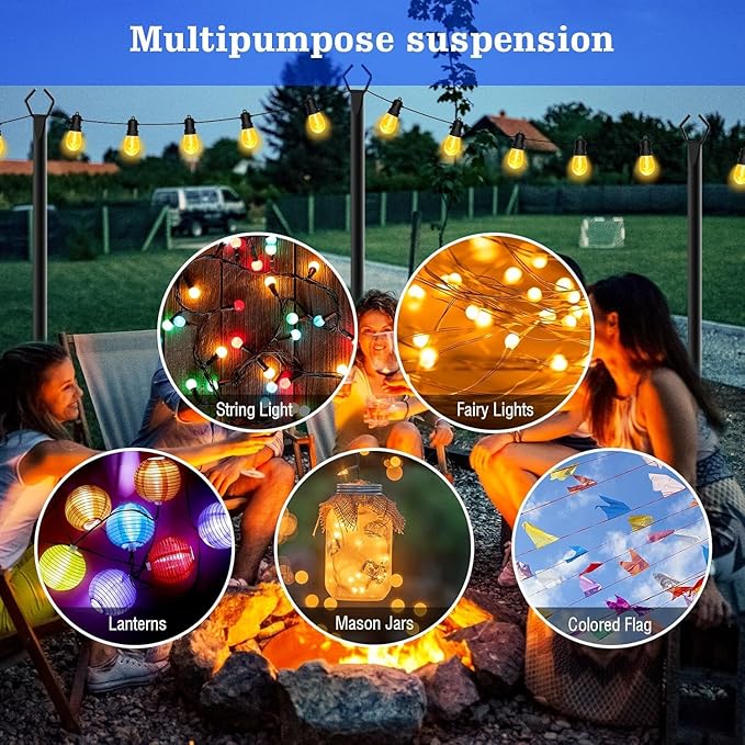 SINLEY Permanent Outdoor RGB Lights,Waterproof Smart LED Eaves Lights with App/Remote Control,for Christmas and All Holiday Decor,Daily and Accent Lighting,House Roof and Garden Lighting (4 Pack)