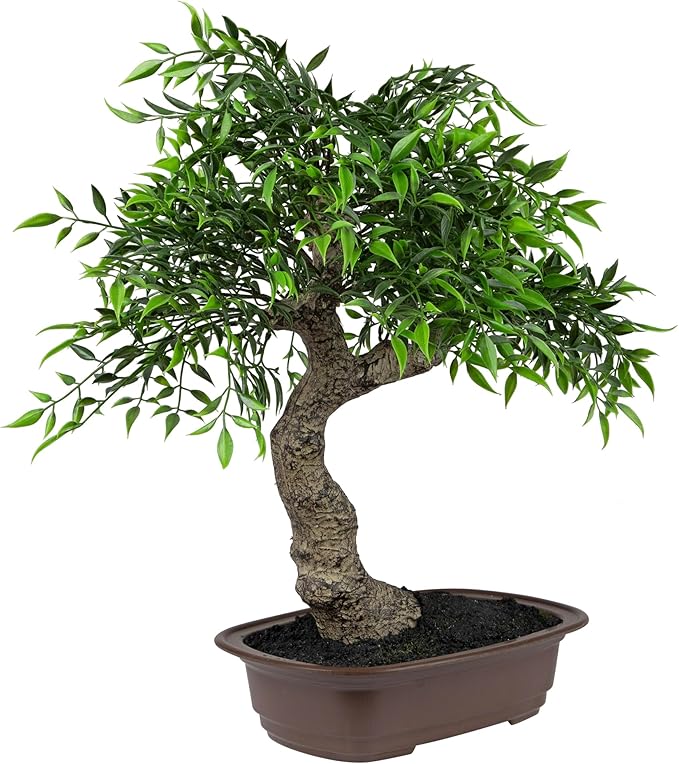 Mini Bonsai Artificial Tree in a Pot - 18”