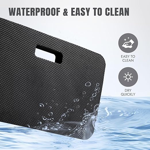 INNO STAGE Extra Thick Kneeling Pad, Large knee cushions Waterproof, Soft & Supportive Foam Knee Pads for Gardening, Baby Bathing, Mechanic, Yoga, Exercise & Workout Supplies
