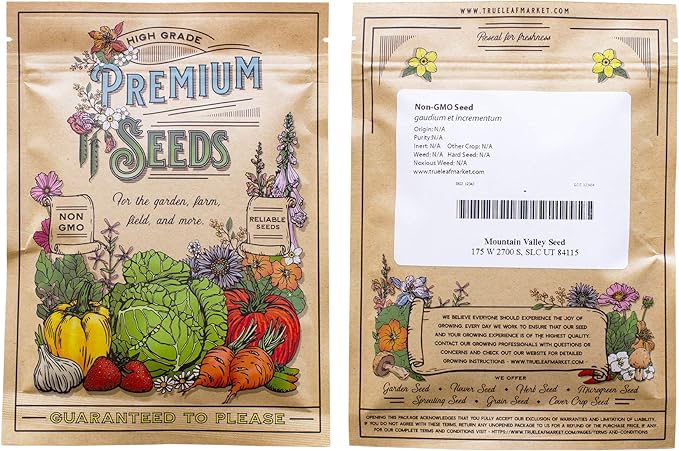 Green Mustard Microgreens Seeds - 5 Lb Bulk ~960,000 Seeds - Grow Non-GMO Micro Mustard Herb Greens - Premium Seed - High Germination Rate