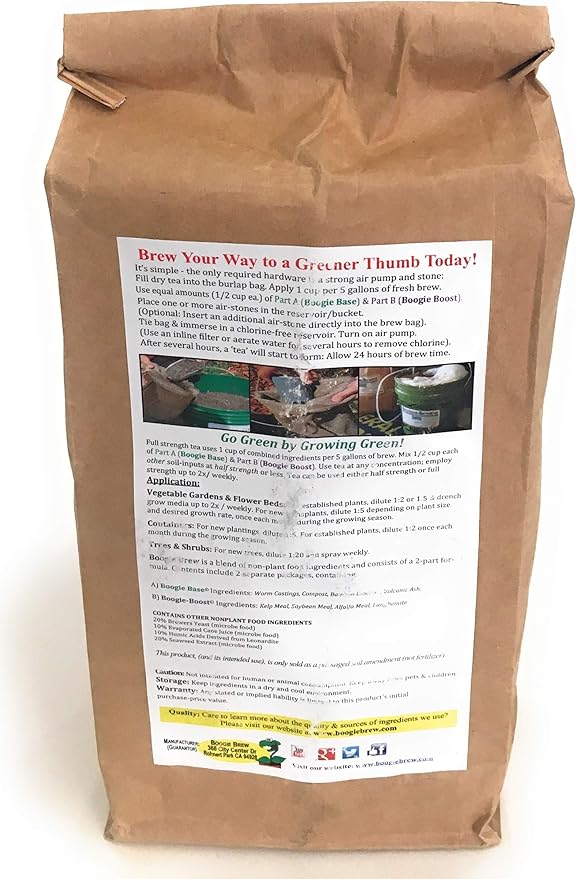 Boogie Brew Compost Tea (3lb - Makes 50 Gallons of Compost Tea)