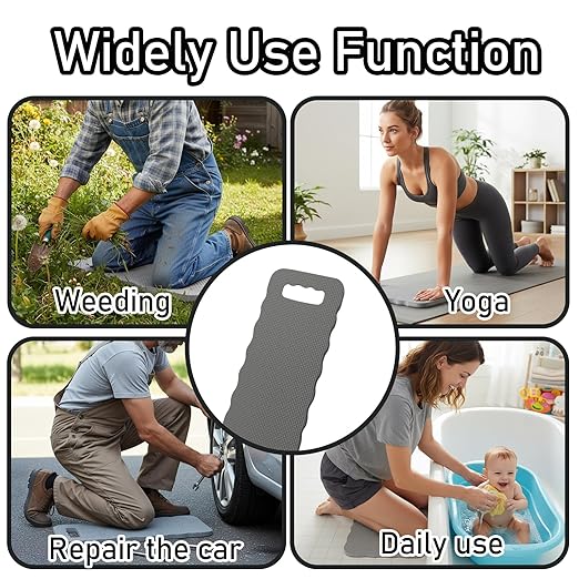 20 Pcs Garden Kneeling Pad, Waterproof, Comfortable Foam kneeling pad, Stain Resistant, for Gardening, Baby Bath, Yoga, Praying and Exercise 15.4 x 6.7 Inch, Grey