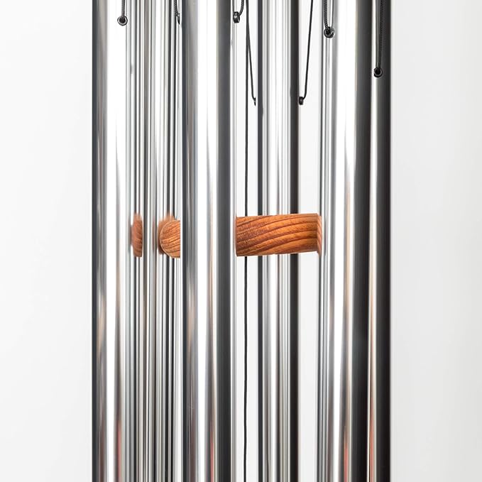 In Loving Memory 24-inch Windchime, Silver w/What we Have Once Enjoyed…