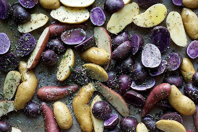 Fingerling Certified Seed Potato Mix 2LB Whole Potatoes Great for Organic Gardeners Easy to Grow