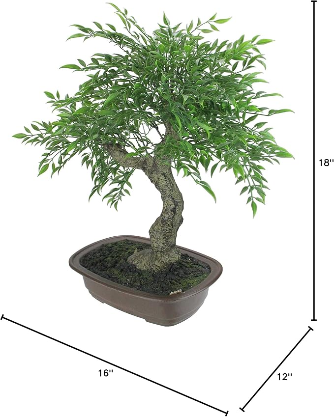 Mini Bonsai Artificial Tree in a Pot - 18”