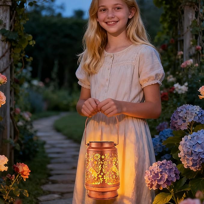 Dachshund Solar Lanterns Outdoor Waterproof - Decorative Hanging Solar Lights for Garden Patio, Gifts for Women, Men, Dog Lovers, Yard Table Lawn Porch Pathway Decor