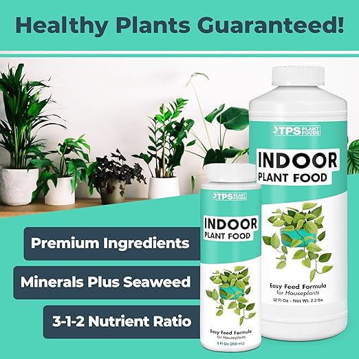 TPS NUTRIENTS Indoor Plant Food for Houseplants, Liquid Fertilizer, 32 oz (1 Quart)
