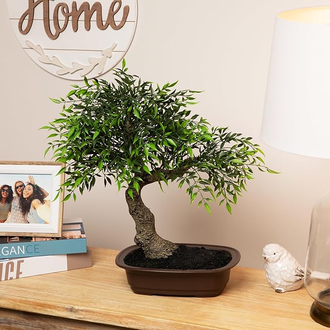 Mini Bonsai Artificial Tree in a Pot - 18”