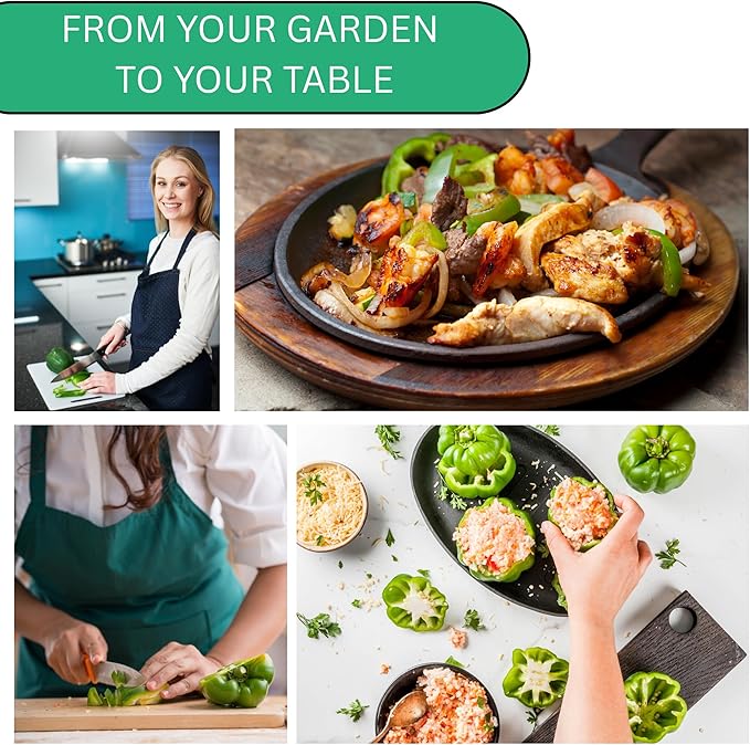 Woods Creek Seeds: Cal Wonder 300 TMR Sweet Pepper Seeds for Planting - Over 250 Heirloom Non-GMO California Wonder Bell Pepper Seeds for Planting Outdoors or Indoors for Home Plant Gardens