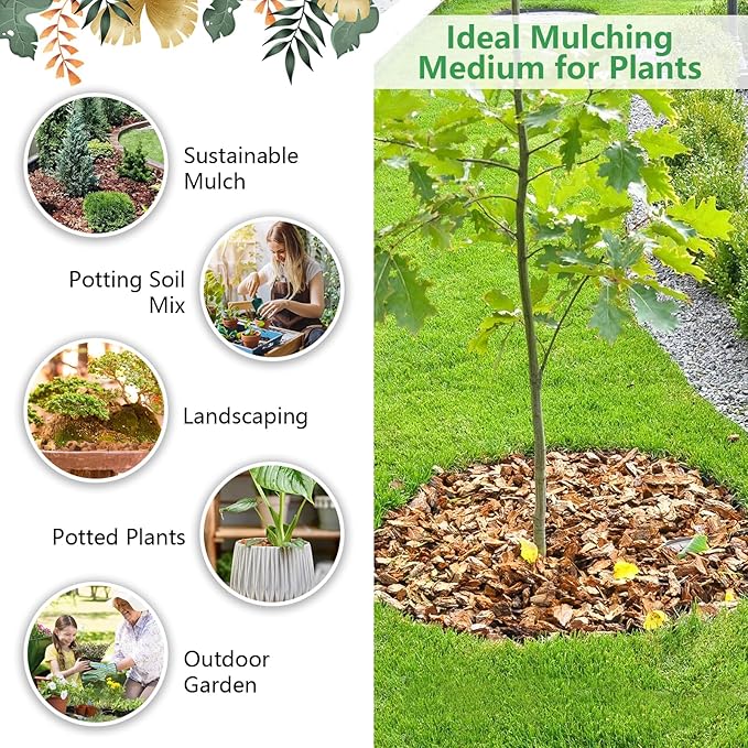 Legigo 6 Pack Coco Coir Chips for Plants- 6.6 LB 100% Organic Coconut Chips Brick Potting Mix with Low EC & PH Balance, Coconut Husk Substrate Coco Husk Mulch for Garden, Planting, Orchid and Soil Mix