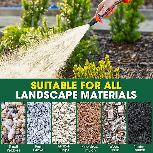 GloGlo Rock Glue for Landscaping, 1 Gallon Mulch Glue, No Dilution Needed Non-Toxic Weather-Resistant Strong Gravel Binder, Pine Straw Outdoor Strong Pebble Gravel Hold for Garden