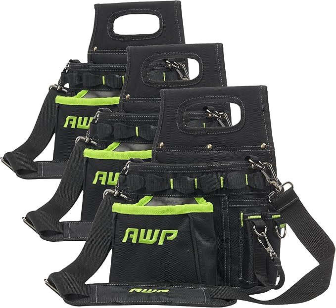 AWP Tool Pouch, Electrician Tool Pouch, Premium, Professional Multi-Pocket Organizer