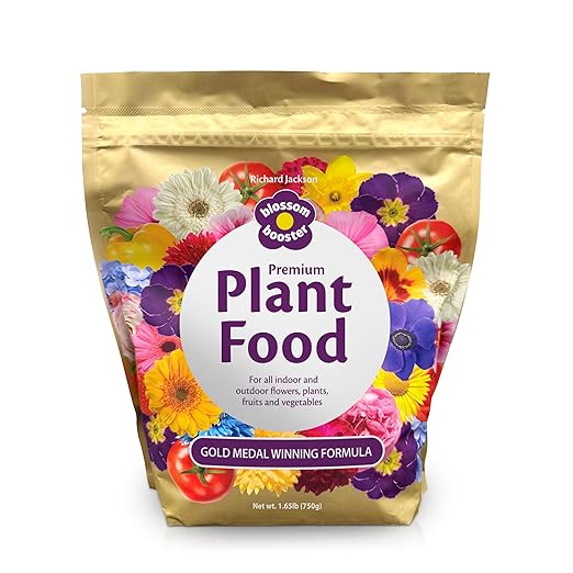 Blossom Booster Richard Jackson Premium Plant Food, with Bio-Active Technology, Concentrated Feed for All Plants, 178 gallons of Feed, Fruits and Vegetables with Essential Nutrients (1.65lbs / 750g)