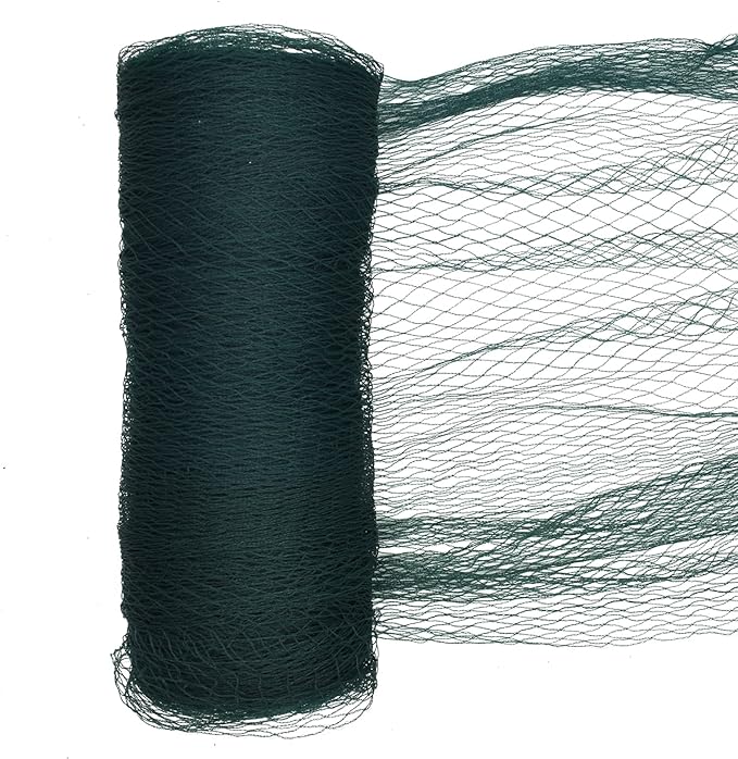 Bird Netting 50'x50' with 1" Square Mesh Bird Net Garden Netting for Chicken Coop, Aviary, Deer Fence, Chicken Netting Fruit Tree Netting
