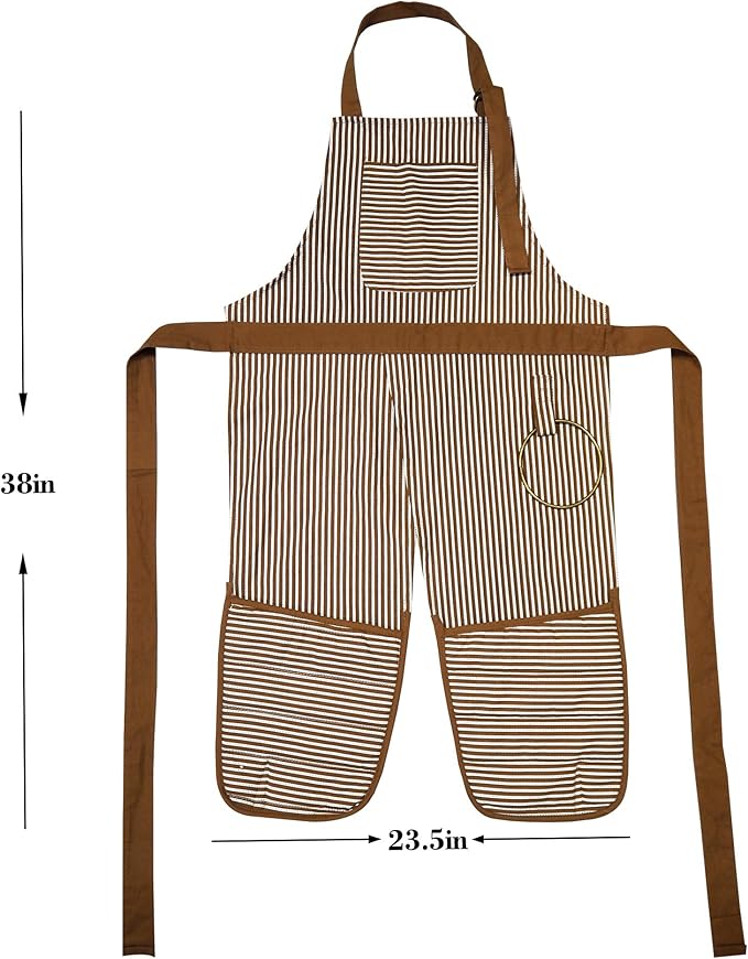 Apron 100% Cotton kitchen BBQ Crafting Garden Christmas Gift Apron…